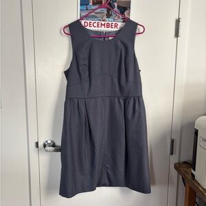 J. Crew Blue-Gray Work to Fun Dress